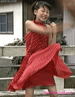 wind under her skirt Gif Gifs