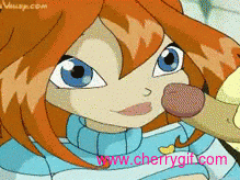 Flora gets cum facial Gif Gifs