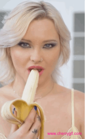 Blowjob tutorial blonde Gif