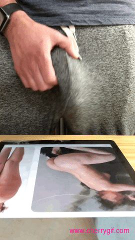 Bruaaru cock tease Gif